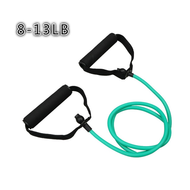 Latex Crossfit Tube Workout Bands – 1pc green 11