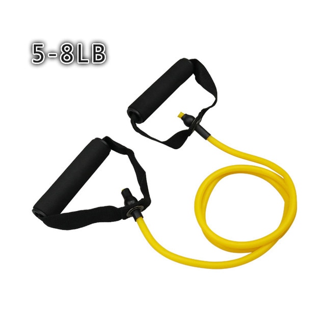 Latex Crossfit Tube Workout Bands – 1pc yellow 12