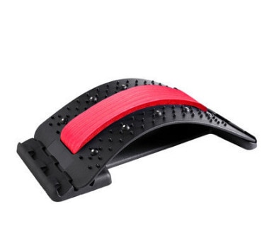 3-Level Adjustable Lumbar Spine Support Pad – Red-1 10