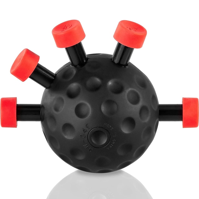 Finger And Grip Ball Exerciser – black red 44lbs 8